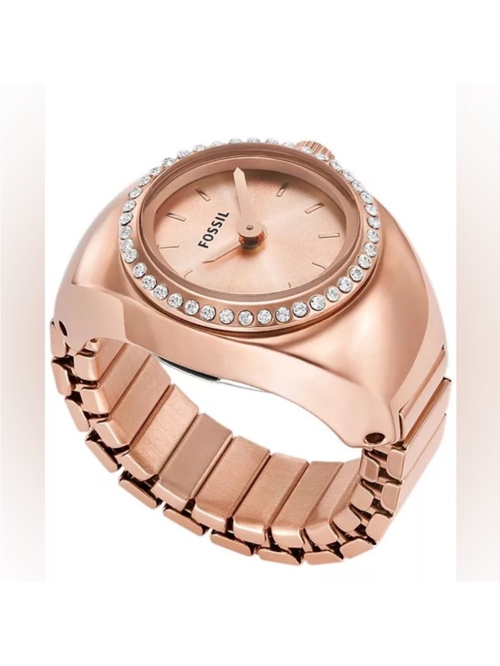NTW Fossil Rose Gold Watch Ring